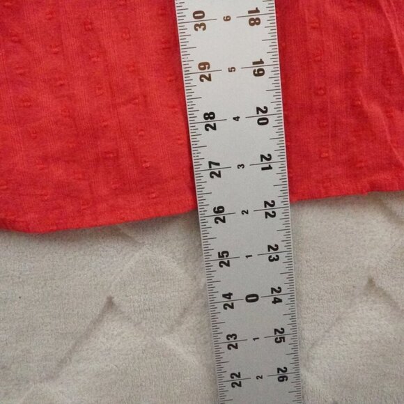 J.Crew Textured Blouse Womens Petite Extra Small V-Neck Ruffle Neck - Picture 6 of 8